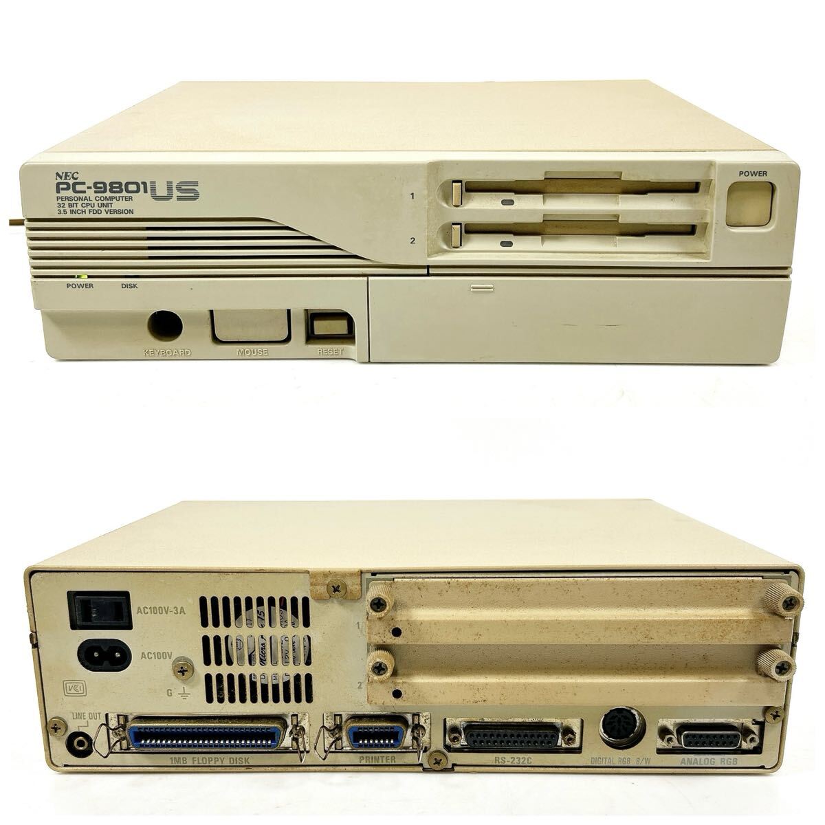 NEC 日本電気 旧型パソコン PC-9801US キーボード PC-9800 NEC 日本電気 旧型パソコン PC-9801US キーボード PC-9800