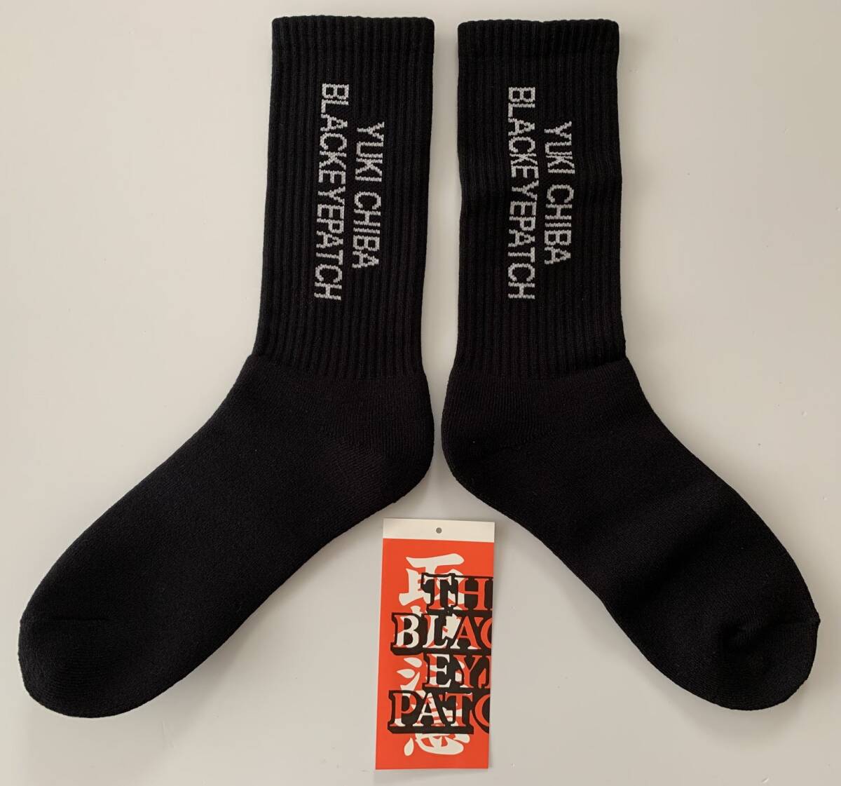 BLACK EYE PATCH YUKI CHIBA 億萬長者 HWC SOCKS