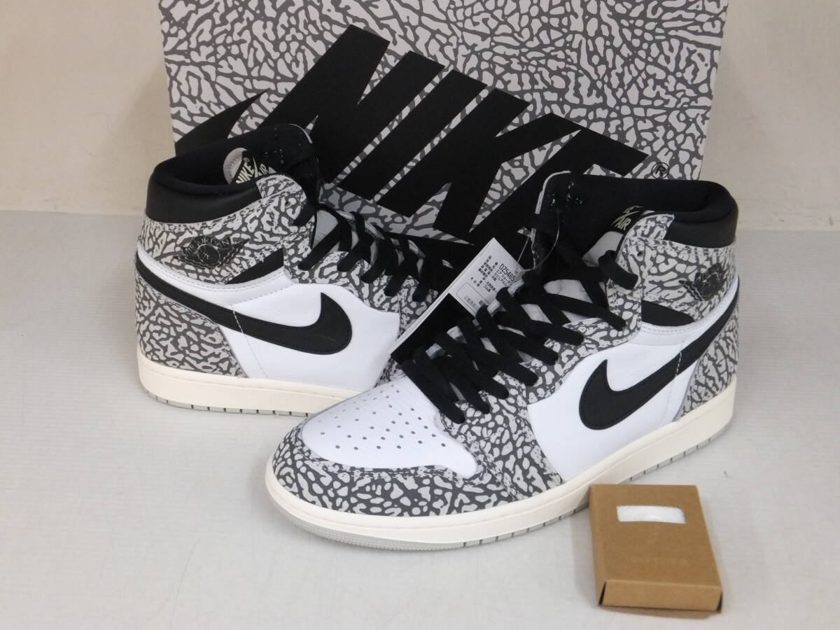 NIKE AIR JORDAN 1 RETRO HIGH OG White Cement Safari 28cm NIKE AIR JORDAN 1 RETRO HIGH OG White Cement Safari 28cm