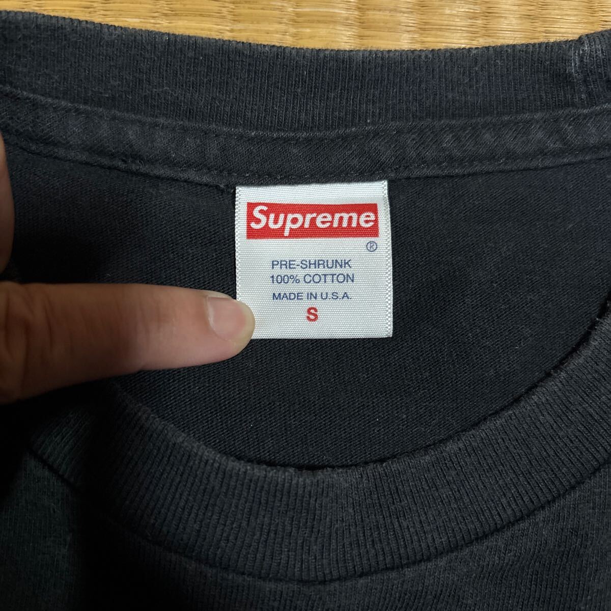 Supreme x ランボルギーニ コラボ バクプリ入り ロゴ Tシャツ 黒 レア Tee