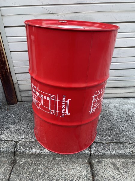 MOTUL 200Lドラム缶 空ドラム 赤◇モチュール 直径約60cm x高さ MOTUL 200Lドラム缶 空ドラム 赤◇モチュール 直径約60cm x高さ