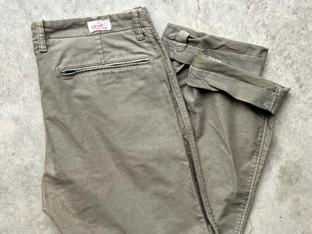 ハリウッドランチマーケット ジャーマンクロスストレッチ パンツ 4/XL メンズ スラックス ワークパンツ カーゴパンツ 