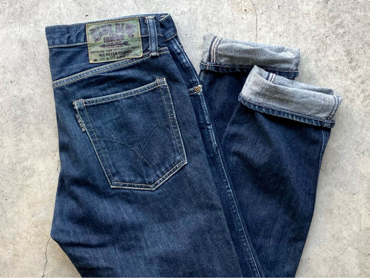 BLUE BLUE JAPAN [Lot.PP36] インディゴ染め デニムパンツ W30 L32 ハリウッドランチマーケット メンズ ジーンズ