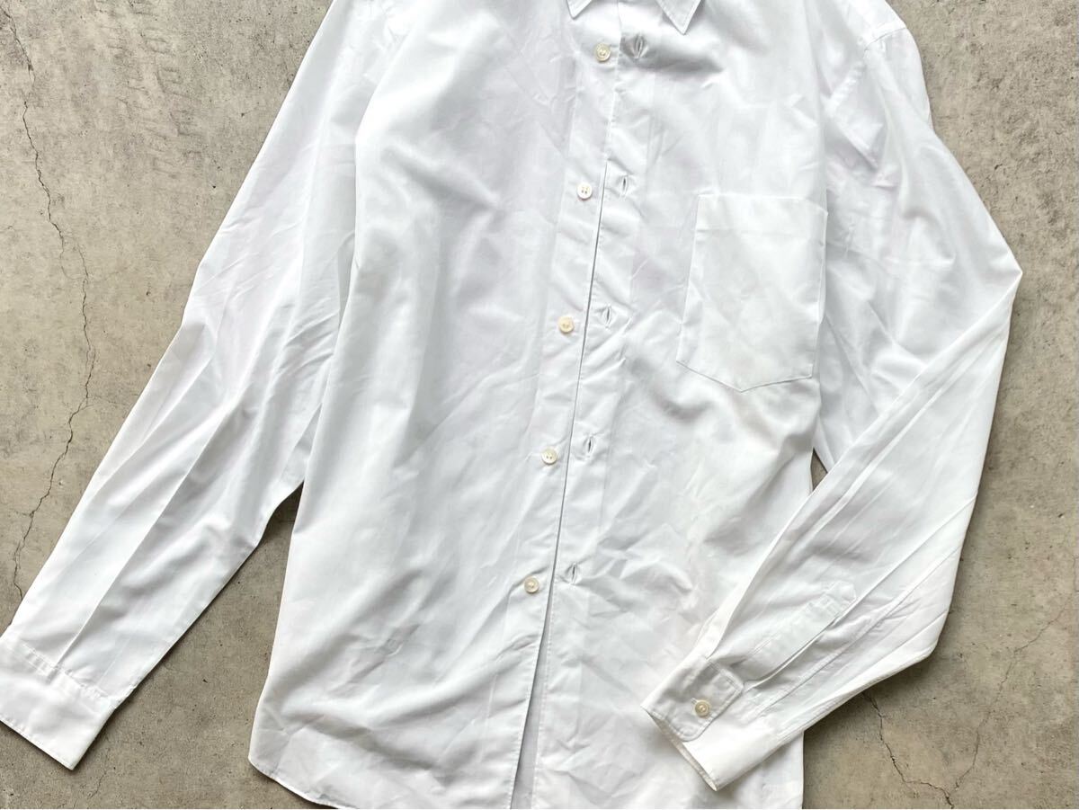 AD2021 COMME des GARCONS HOMME PLUS 長(zhǎng)袖シャツ M コムデギャルソン メンズ 長(zhǎng)袖 白 ホワイト