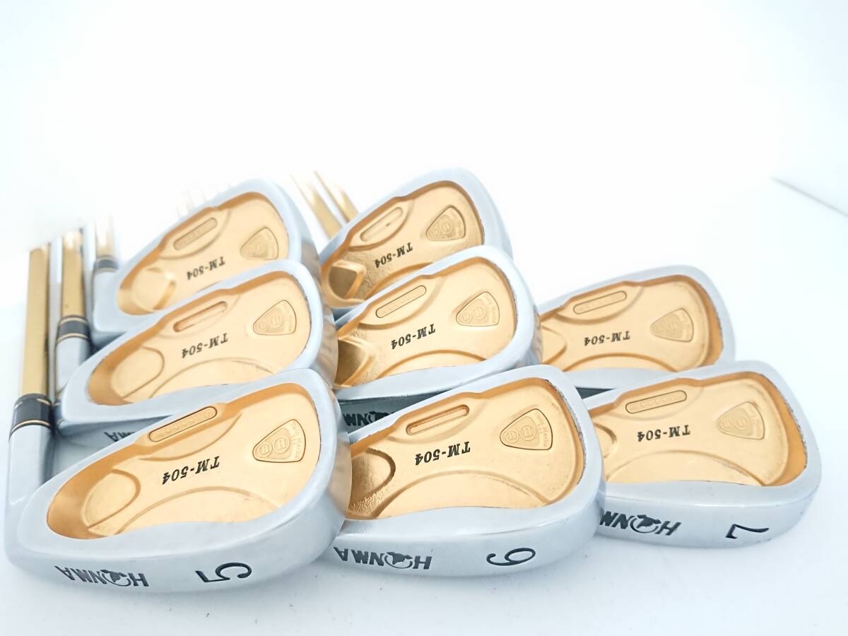 本間ゴルフ◇◇ 最高峰 Twin Marks TM-504 K24刻印 GOLD 純金 本間ゴルフ◇◇ 最高峰 Twin Marks TM-504 K24刻印 GOLD 純金