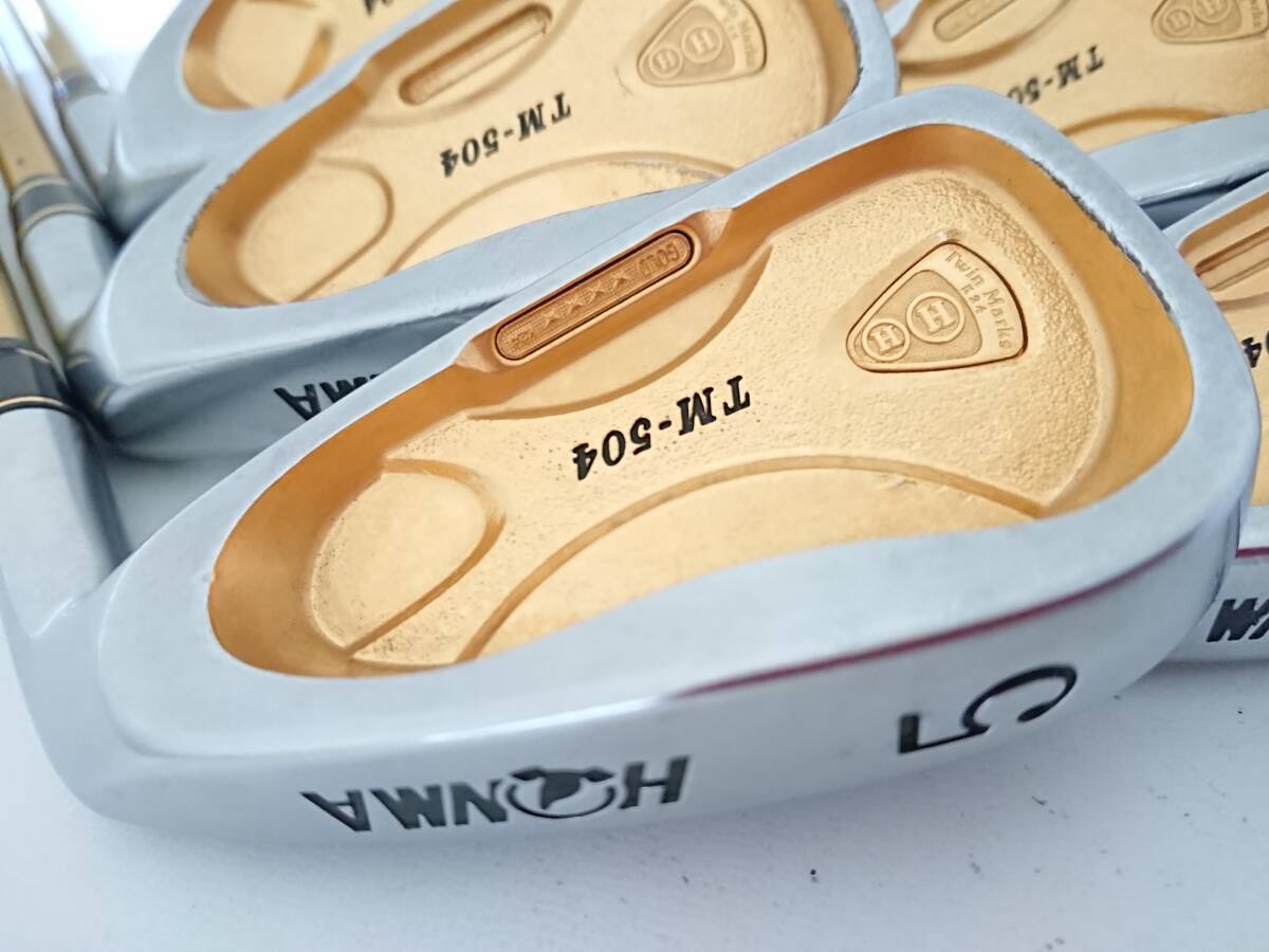 本間ゴルフ◇◇ 最高峰 Twin Marks TM-504 K24刻印 GOLD 純金 本間ゴルフ◇◇ 最高峰 Twin Marks TM-504 K24刻印 GOLD 純金