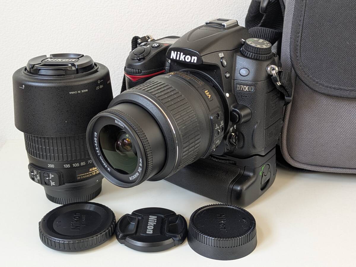大人気☆Nikon D7000 18-55mm 55-200mm VRレンズセット☆ニコン 大人気☆Nikon D7000 18-55mm 55-200mm VRレンズセット☆ニコン