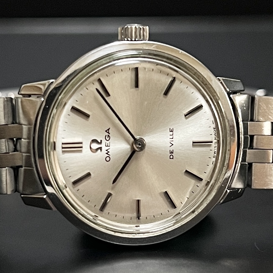 1円~ 正規動作品 OMEGA オメガ デビル 2針 純正ブレス 手巻き 1円~ 正規動作品 OMEGA オメガ デビル 2針 純正ブレス 手巻き