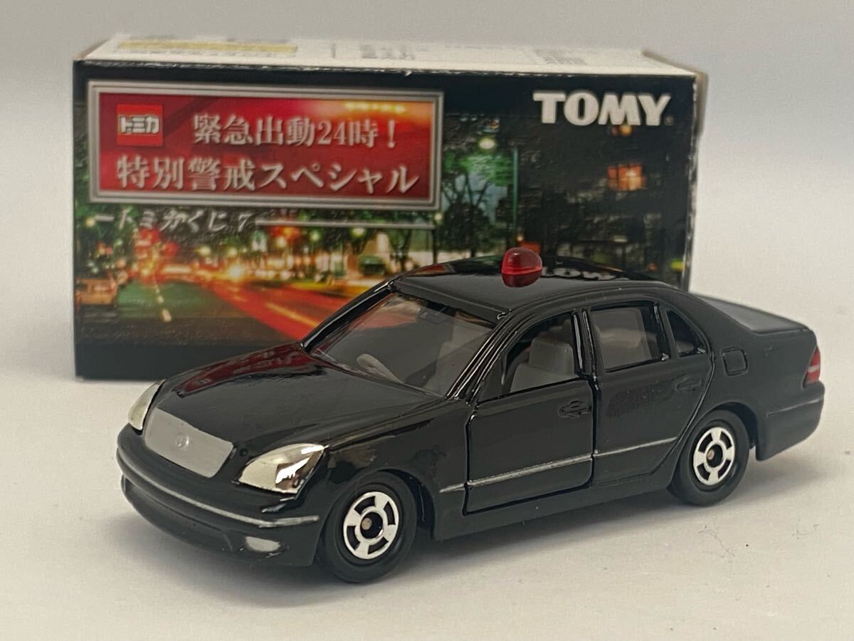 トミカくじ 7 緊急出動24時!特別警戒スペシャル トヨタ セルシオ 警護車_画像1