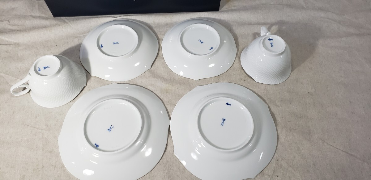 ファッションの 未使用品 マイセン Meissen ティーカップ カップ セット マイセン
