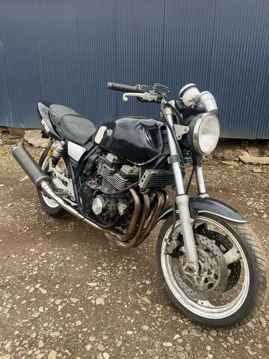 書付き XJR400 4HM-026*** クランキングOK レストアベース 書付き XJR400 4HM-026*** クランキングOK レストアベース