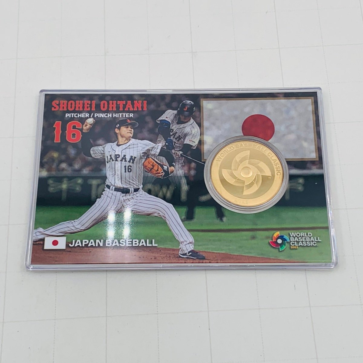 中古品 WBC WORLD BASEBALL CLASSIC 2023 優勝記念 コインカード 中古品 WBC WORLD BASEBALL CLASSIC 2023 優勝記念 コインカード
