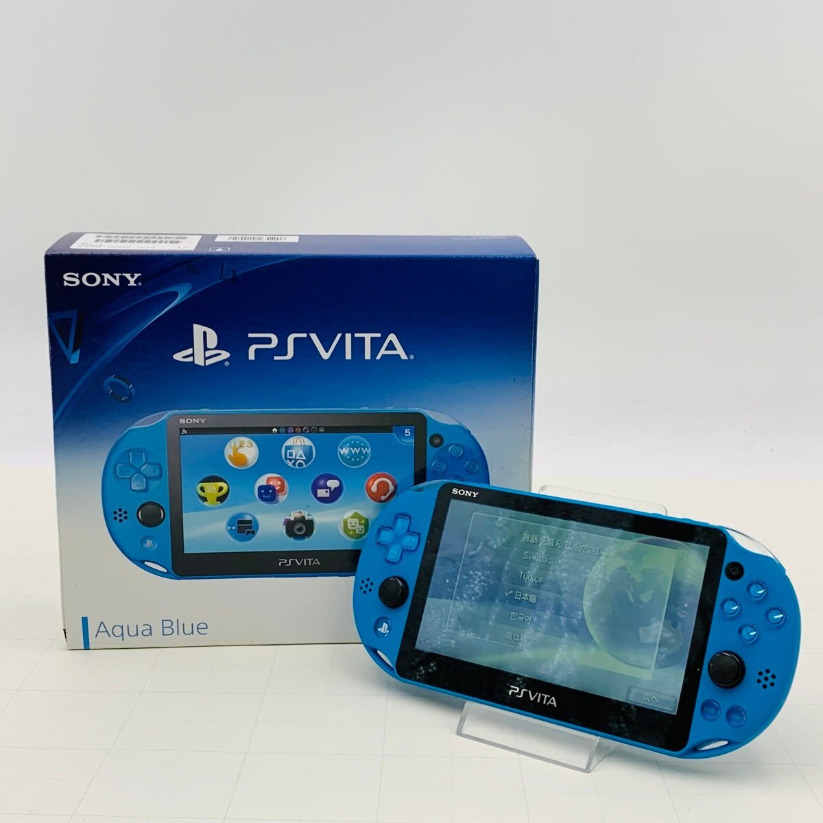 中古 PS vita PCH-2000 アクアブルー(PS Vita本体)|売買された 中古 PS vita PCH-2000 アクアブルー(PS Vita本体)|売買された