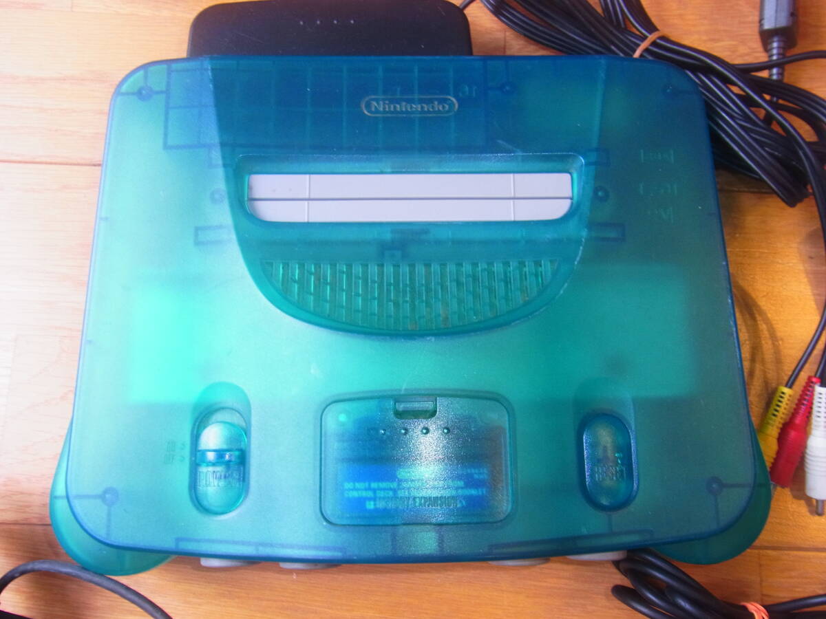 ☆ニンテンドー64 クリアブルー NUS-001 任天堂 コントローラー ☆ニンテンドー64 クリアブルー NUS-001 任天堂 コントローラー