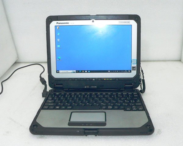 Windows10 Panasonic TOUGHBOOK CF-20 Core m5-6Y57 1.1GHz 4GB 128GB(NVMe SSD) 10.1インチ(1920×1200) 液晶ムラ、シミ AC欠品