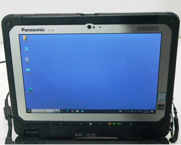 Windows10 Panasonic TOUGHBOOK CF-20 Core m5-6Y57 1.1GHz 4GB 128GB(NVMe SSD) 10.1インチ(1920×1200) 液晶ムラ、シミ AC欠品