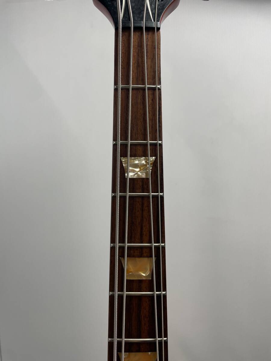 B249　グラスルーツ Grassroots Les Paul Bass レスポールタイプ　エレキベース　メンテナンス済み　※復(fù)數(shù)傷アリ