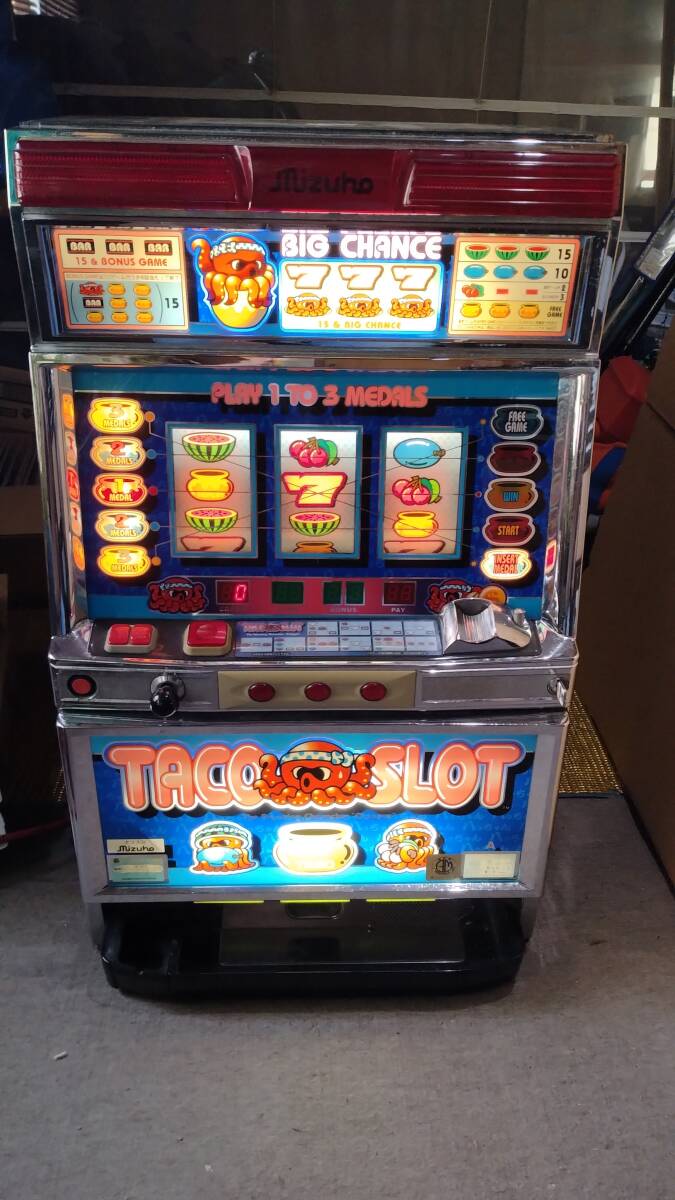 中古スロット実機 4号機 タコスロ(ミズホ)レトロ パチスロ 中古スロット実機 4号機 タコスロ(ミズホ)レトロ パチスロ