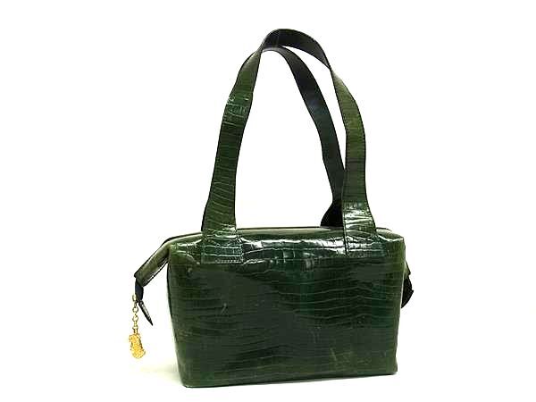 1円 □美品□ CELINE セリーヌ クロコダイル型押しレザー ミニ 1円 □美品□ CELINE セリーヌ クロコダイル型押しレザー ミニ