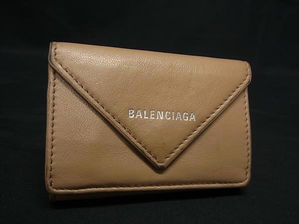 1円 BALENCIAGA バレンシアガ ペーパーミニ レザー 三つ折り 1円 BALENCIAGA バレンシアガ ペーパーミニ レザー 三つ折り
