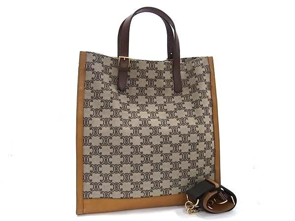 1円 □美品□ CELINE セリーヌ マカダム キャンバス×レザー 2WAY 1円 □美品□ CELINE セリーヌ マカダム キャンバス×レザー 2WAY