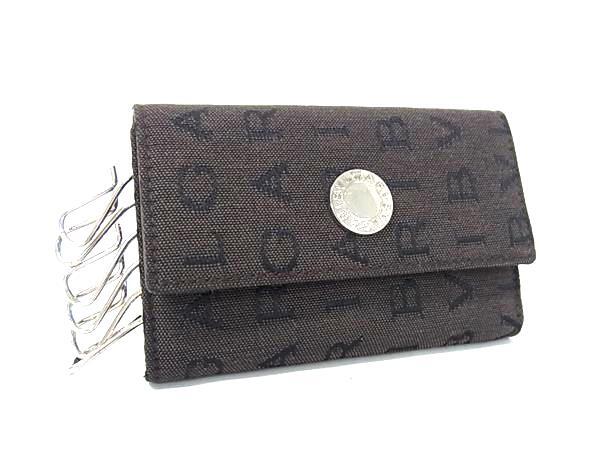 1円 □美品□ BVLGARI ブルガリ ロゴマニア キャンバス 6連 キー 1円 □美品□ BVLGARI ブルガリ ロゴマニア キャンバス 6連 キー