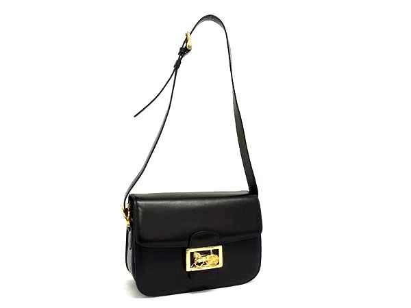 1円 CELINE セリーヌ ヴィンテージ 馬車金具 レザー ショルダー 1円 CELINE セリーヌ ヴィンテージ 馬車金具 レザー ショルダー