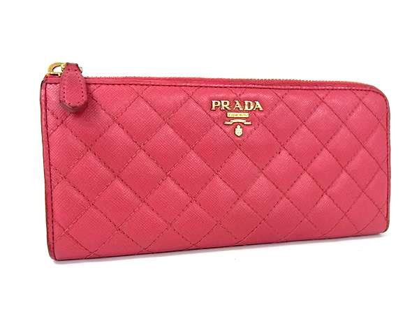 1円 PRADA プラダ サフィアーノレザー キルティング L字 1円 PRADA プラダ サフィアーノレザー キルティング L字