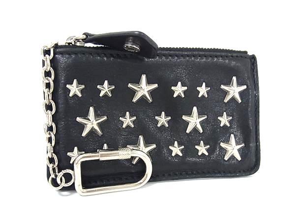 1円 JIMMY CHOO ジミーチュウ スタースタッズ レザー キーケース 1円 JIMMY CHOO ジミーチュウ スタースタッズ レザー キーケース