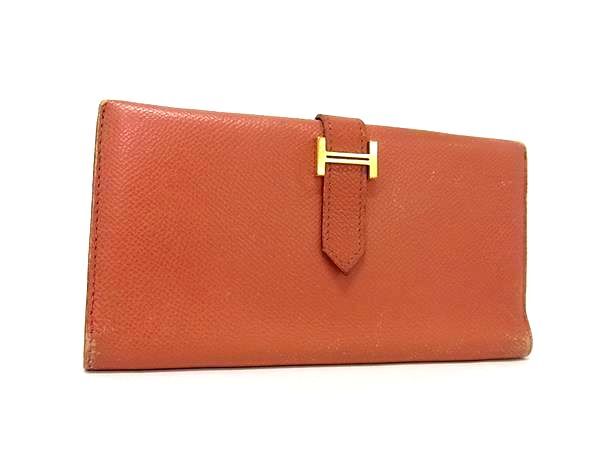 1円 HERMES エルメス ベアンクラシック ヴォーエプソン ゴールド 1円 HERMES エルメス ベアンクラシック ヴォーエプソン ゴールド