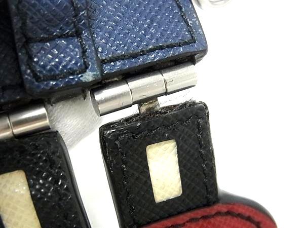 1円 PRADA プラダ サフィアーノレザー ロボット バッグチャーム 1円 PRADA プラダ サフィアーノレザー ロボット バッグチャーム