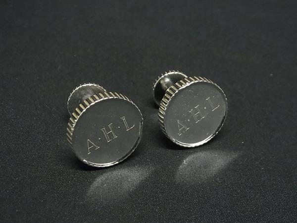 1円 TIFFANY&Co ティファニー コインエッジ SV925 カフスボタン 1円 TIFFANY&Co ティファニー コインエッジ SV925 カフスボタン