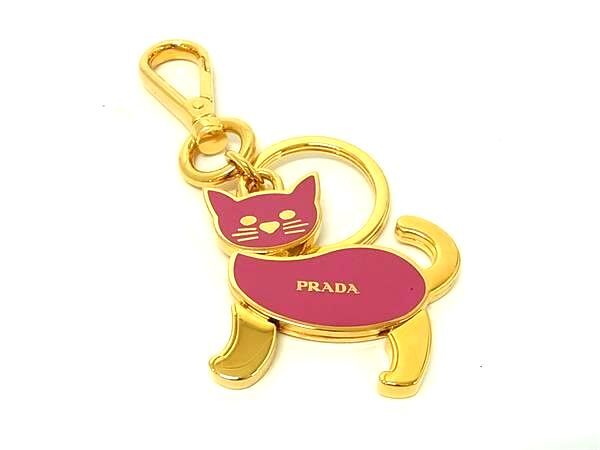1円 □極美品□ PRADA プラダ ネコ キャット キーホルダー 1円 □極美品□ PRADA プラダ ネコ キャット キーホルダー