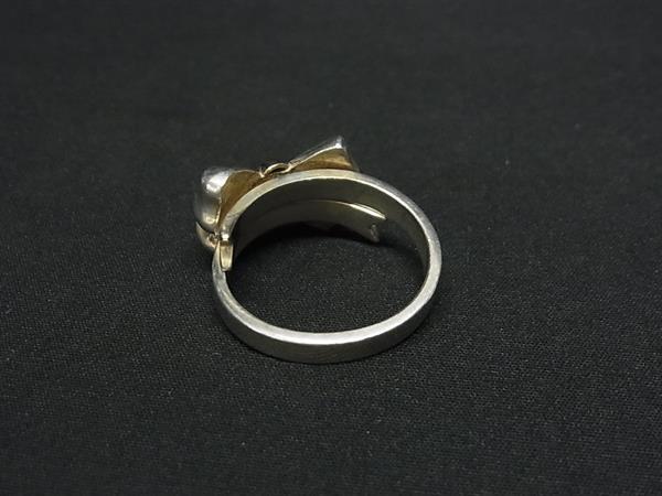 1円 □美品□ TIFFANY&Co ティファニー リボン SV925×K18 750 1円 □美品□ TIFFANY&Co ティファニー リボン SV925×K18 750