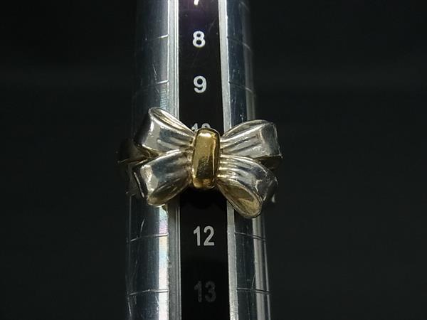 1円 □美品□ TIFFANY&Co ティファニー リボン SV925×K18 750 1円 □美品□ TIFFANY&Co ティファニー リボン SV925×K18 750
