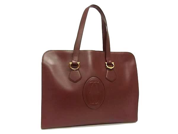 1円 □美品□ Cartier カルティエ マストライン レザー トート 1円 □美品□ Cartier カルティエ マストライン レザー トート