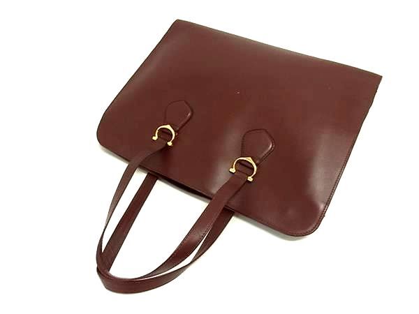 1円 □美品□ Cartier カルティエ マストライン レザー トート 1円 □美品□ Cartier カルティエ マストライン レザー トート