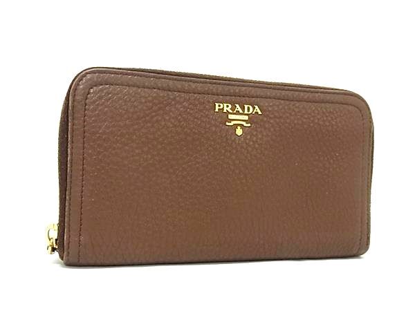 1円 PRADA プラダ レザー ラウンドファスナー 長財布 ウォレット 1円 PRADA プラダ レザー ラウンドファスナー 長財布 ウォレット