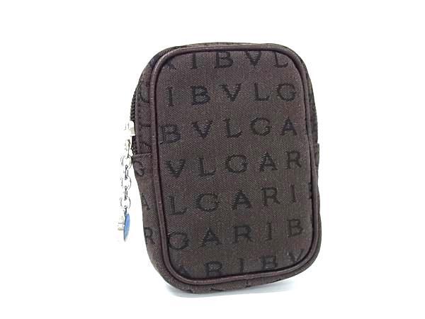 1円 □極美品□ BVLGARI ブルガリ ロゴマニア キャンバス ポーチ 1円 □極美品□ BVLGARI ブルガリ ロゴマニア キャンバス ポーチ