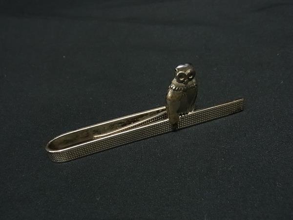 1円 HERMES エルメス SV925 フクロウ ネクタイピン アクセサリー 1円 HERMES エルメス SV925 フクロウ ネクタイピン アクセサリー
