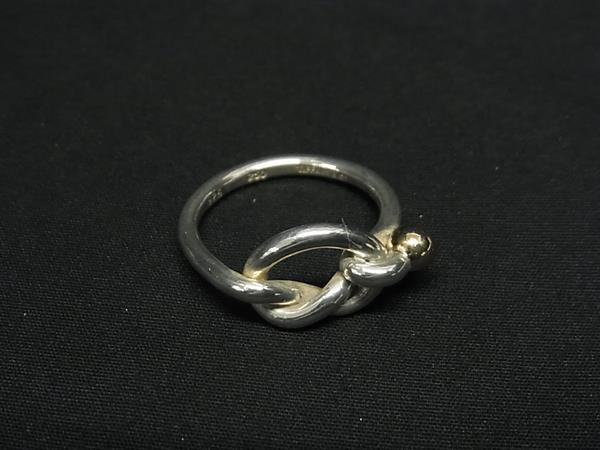 1円 □美品□ TIFFANY&Co ティファニー ラブノット SV925×K18 1円 □美品□ TIFFANY&Co ティファニー ラブノット SV925×K18