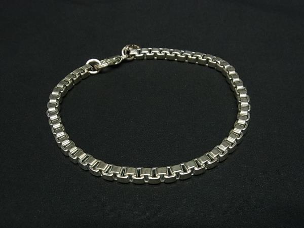 珍しい 1円 □美品□ TIFFANY&Co ティファニー ベネチアンリンク SV925 ブレスレット