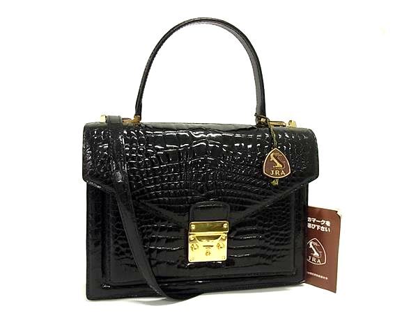 1円 □極上□本物□JRA公認□美品□ クロコダイル 2WAY 1円 □極上□本物□JRA公認□美品□ クロコダイル 2WAY