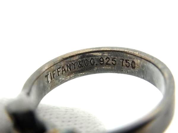 1円 TIFFANY&Co ティファニー フック&アイ SV925×K18 750 18金 1円 TIFFANY&Co ティファニー フック&アイ SV925×K18 750 18金