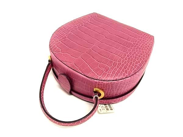 1円 □極美品□ CELINE セリーヌ クロコダイル型押しレザー 1円 □極美品□ CELINE セリーヌ クロコダイル型押しレザー