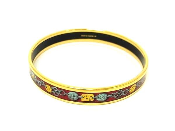 1円 □美品□ HERMES エルメス エマイユPM 七宝焼 ブレスレット 1円 □美品□ HERMES エルメス エマイユPM 七宝焼 ブレスレット