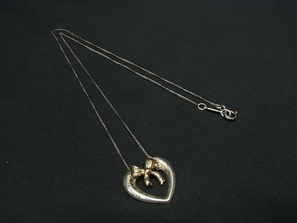1円 TIFFANY&Co ティファニー SV925×K18 750 18金 ハート 1円 TIFFANY&Co ティファニー SV925×K18 750 18金 ハート