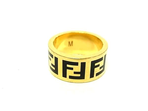 1円 □美品□ FENDI フェンディ ズッカ柄 リング 指輪 1円 □美品□ FENDI フェンディ ズッカ柄 リング 指輪