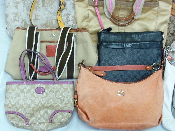 1円 COACH コーチ シグネチャー 等 キャンバス レザー 等 トート 1円 COACH コーチ シグネチャー 等 キャンバス レザー 等 トート