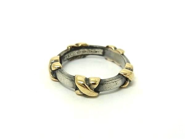 1円 TIFFANY&Co ティファニー シグネチャークロス SV925×K18 1円 TIFFANY&Co ティファニー シグネチャークロス SV925×K18